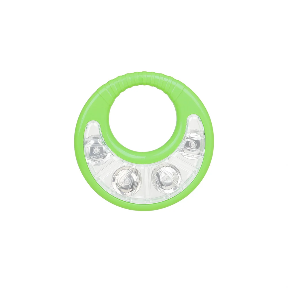 Orff Musical Instruments Wreath Tambourine Percussion Instrument for KTV Party Rattle Ball Jingle Bell Hand Drum With Cymbals