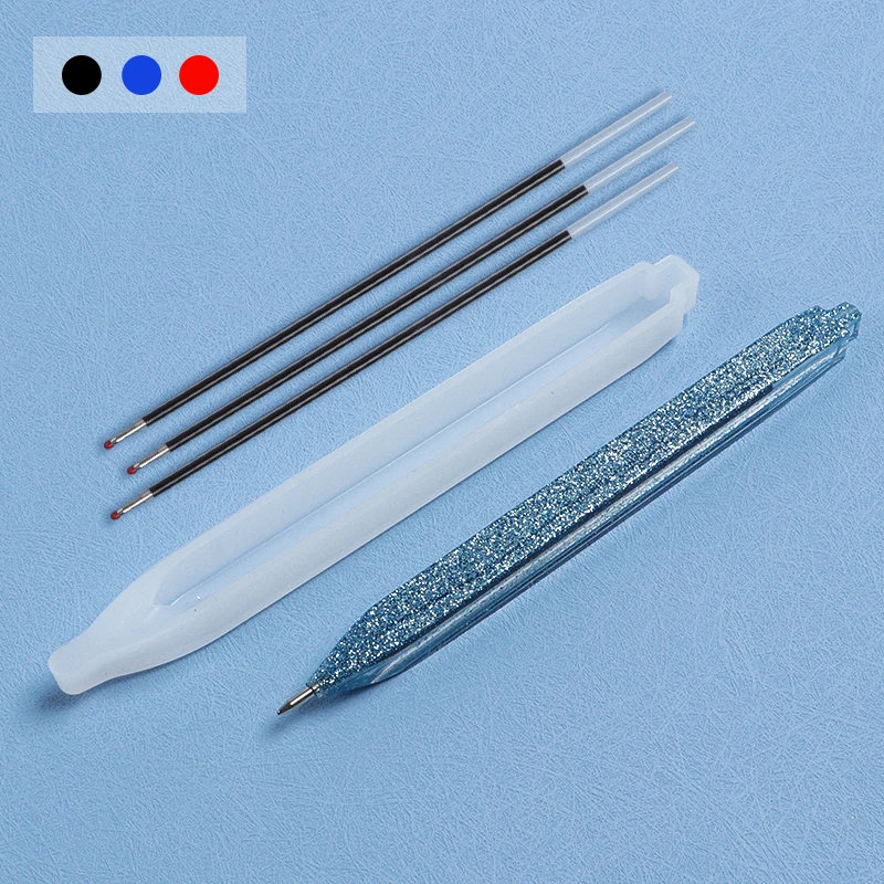 Handmade Pen Silicone Mold DIY Epoxy Resin Pen Holder Resin