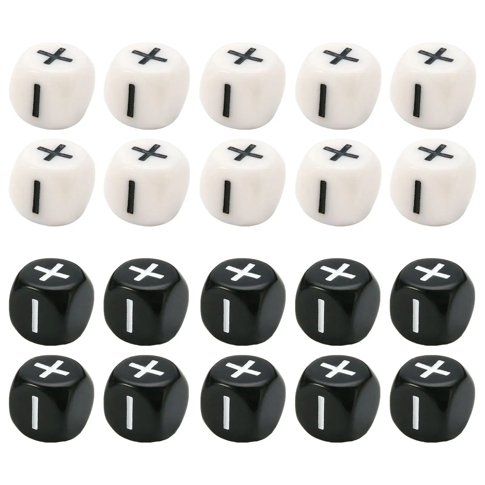 

10 шт., Символьные кости