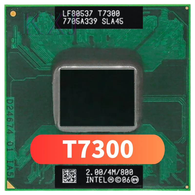 

Процессор Intel Core 2 Duo T7300 SLA45 SLAMD 2,0 ГГц двухъядерный двухпотоковый ЦПУ процессор 4 МБ 35 Вт Разъем P