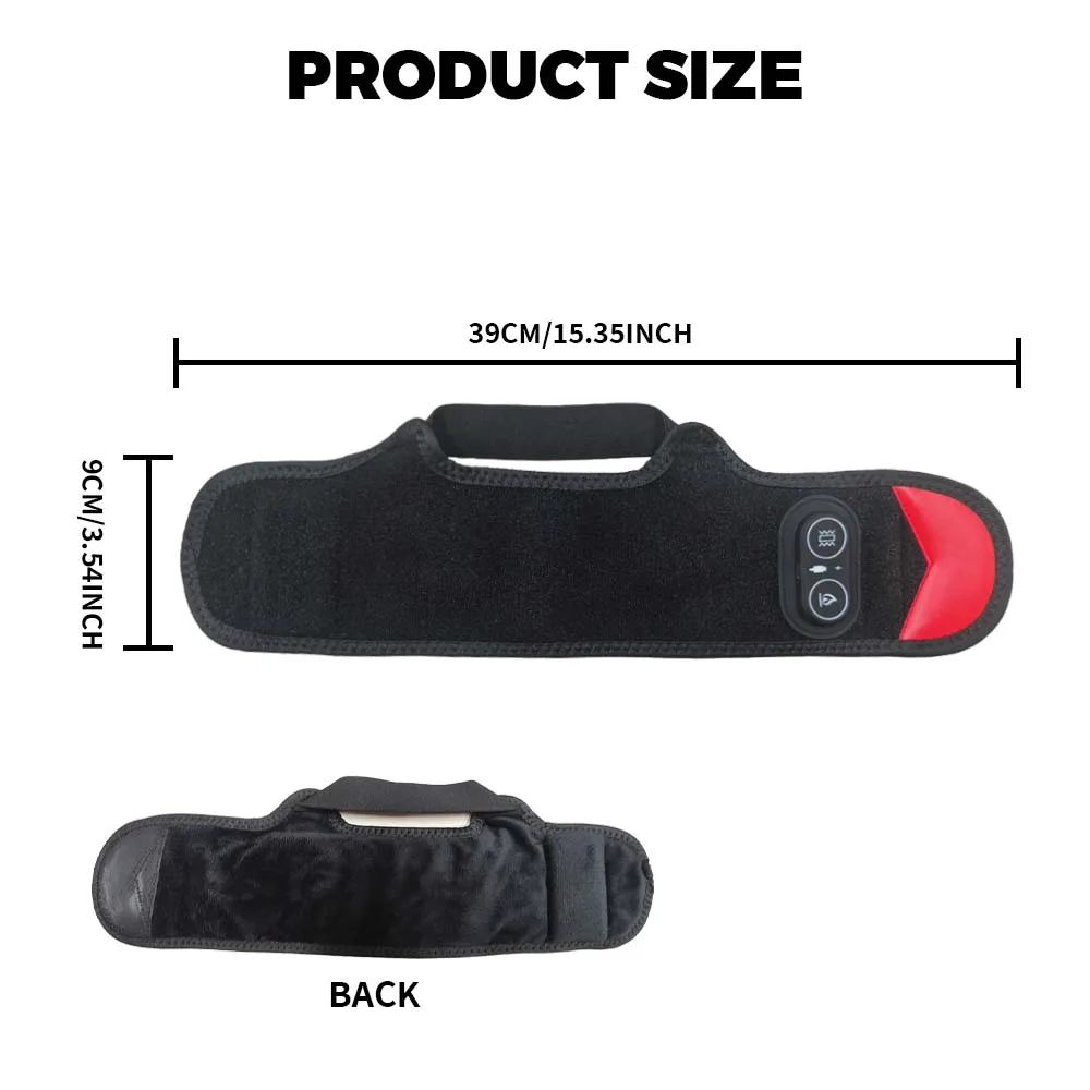 Vibration Foot Massage Steamer Quick Heating Red Light Care Feet Support Wrap Pad Massager Thermal Joint Fatigue Relief Machine