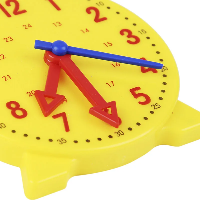 Children Montessori Clock Educational Toys Hour Minute Second Cognition Matching Puzzle Toys Kids Early Preschool Teaching Aids 2