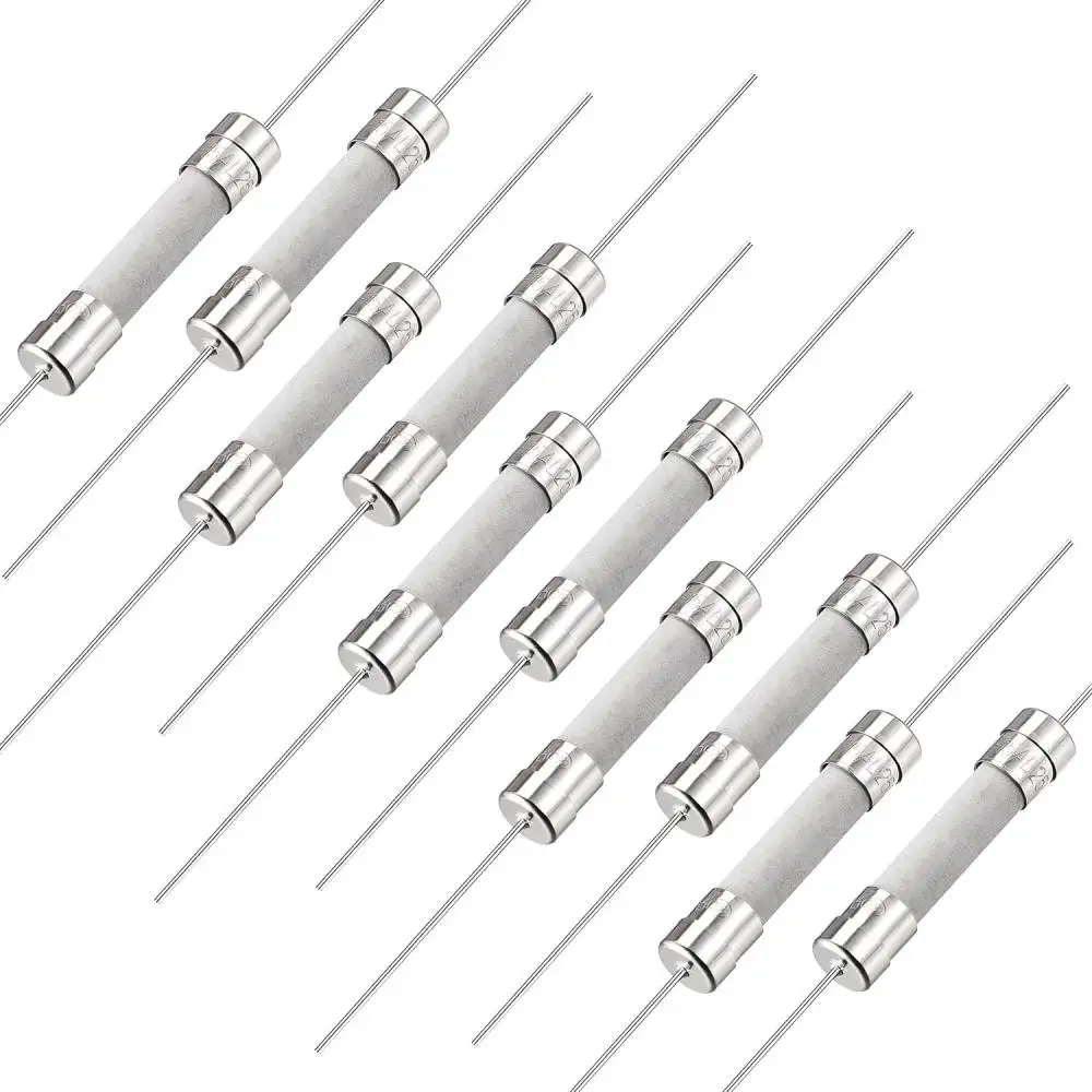 200PCS 5*20mm Fast Break Ceramic Fuse Slow Blow Tube Fuse With pin 5X20MM 250V 0.5A 1A 2A 3A 4A 5A 6A 7A 8A 10A 12A 15A 20A 25A