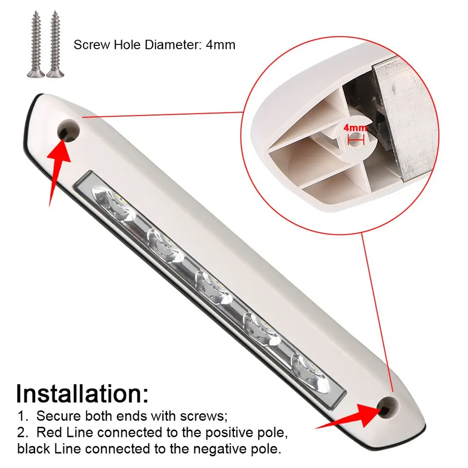 MARVIX Luce LED per tenda da sole, 12 V, 24 V, impermeabile MARVIX Luce LED per tenda da sole, 12 V, 24 V, impermeabile