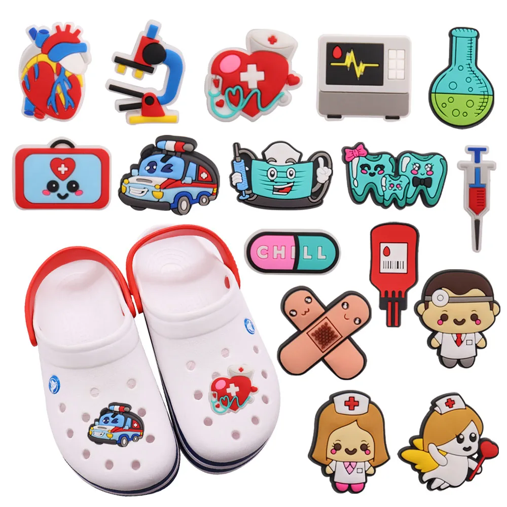 Happy doc - Shoe charms/pins Shoe buttons accessories comics for crocs  $1,50