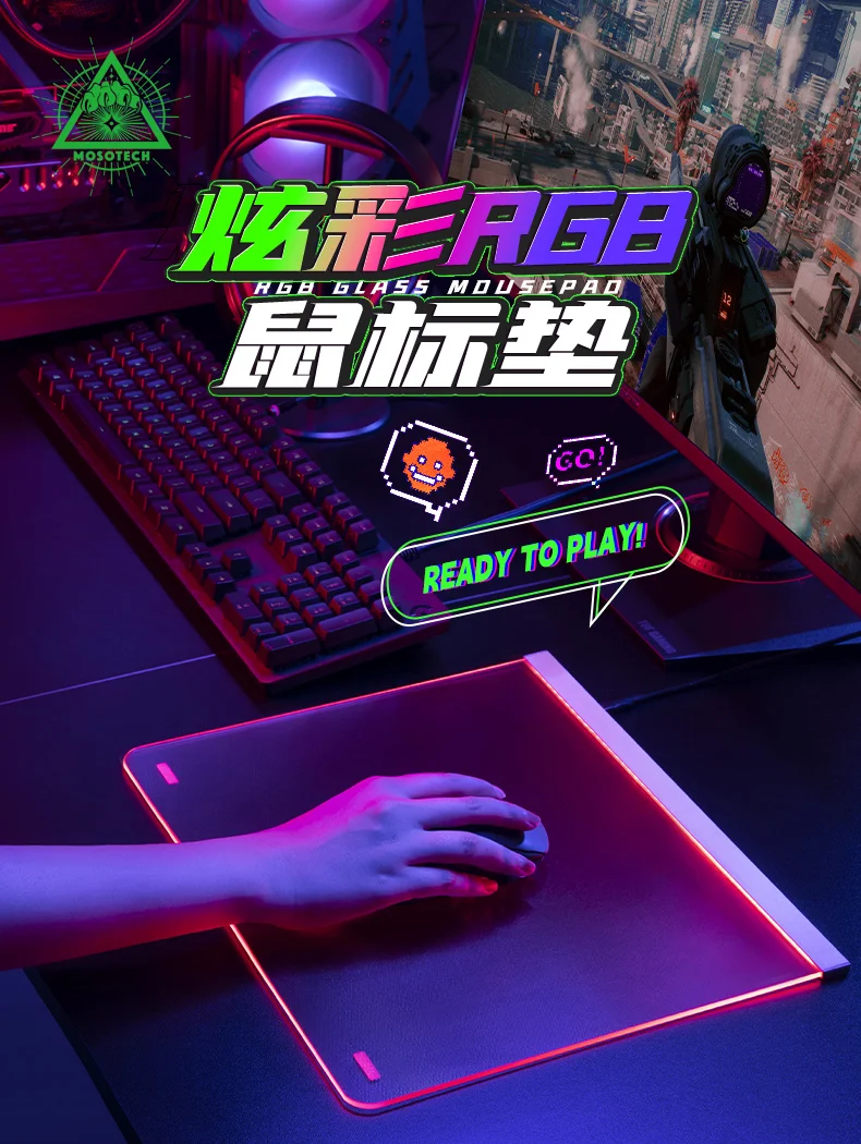 Game Desk Mat, Computer Desk Pad, Non-Slip