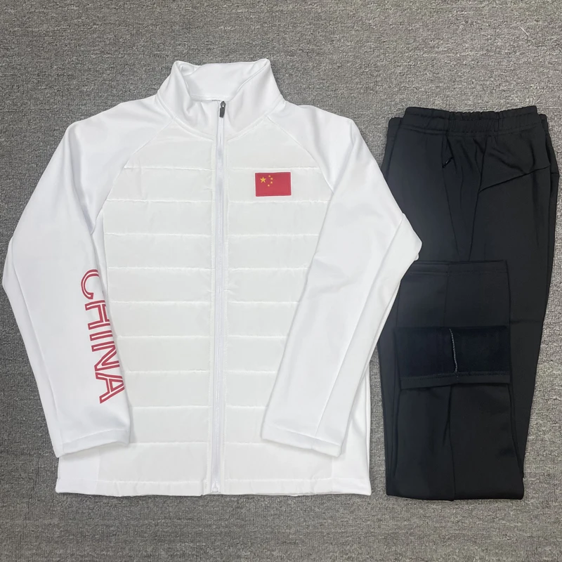 경량 플리스 안감 스포츠 재킷 남성용 여성용 레드 긴팔 러닝 트레이닝 탑 방풍 통기성 야외 활동