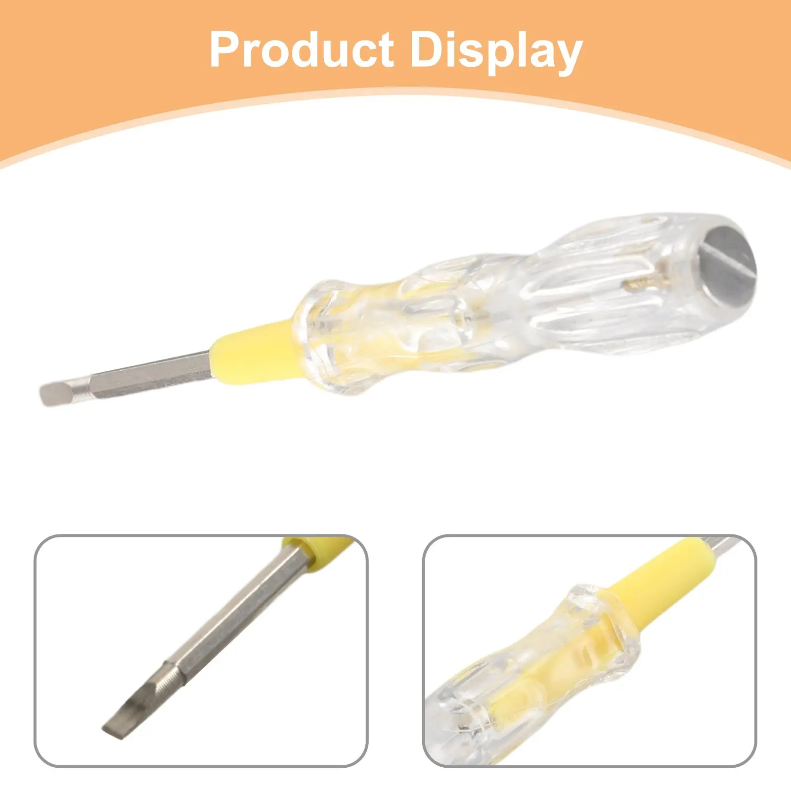 1pc Screwdriver Test Pencil 100-500V Tester Double Heads Electrical Screwdriver Probe Voltage Detector Test Pen Electrician Tool