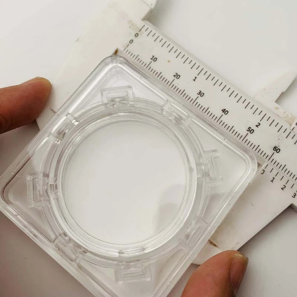 Clear Coin Display Acrylic Coin Storage Exhibition Home Display Swivel Bracket Transparent Viewing Acrylic Material 5