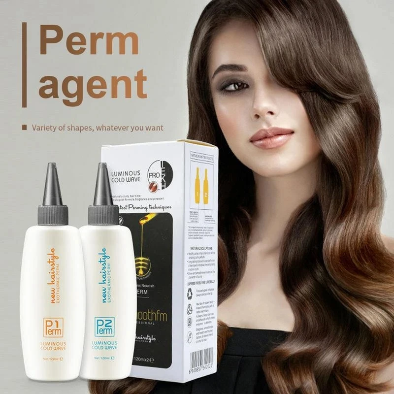 120ml*2Pcs Cold Perm Liquid Quick Perm Hair Cream Curl Fluffy Hair Salon Professional Positioning Tasteless Electric Hair Lotion np tools new point quick lock open tool hu66 hu92 hu100 hu100r car repair tool professional