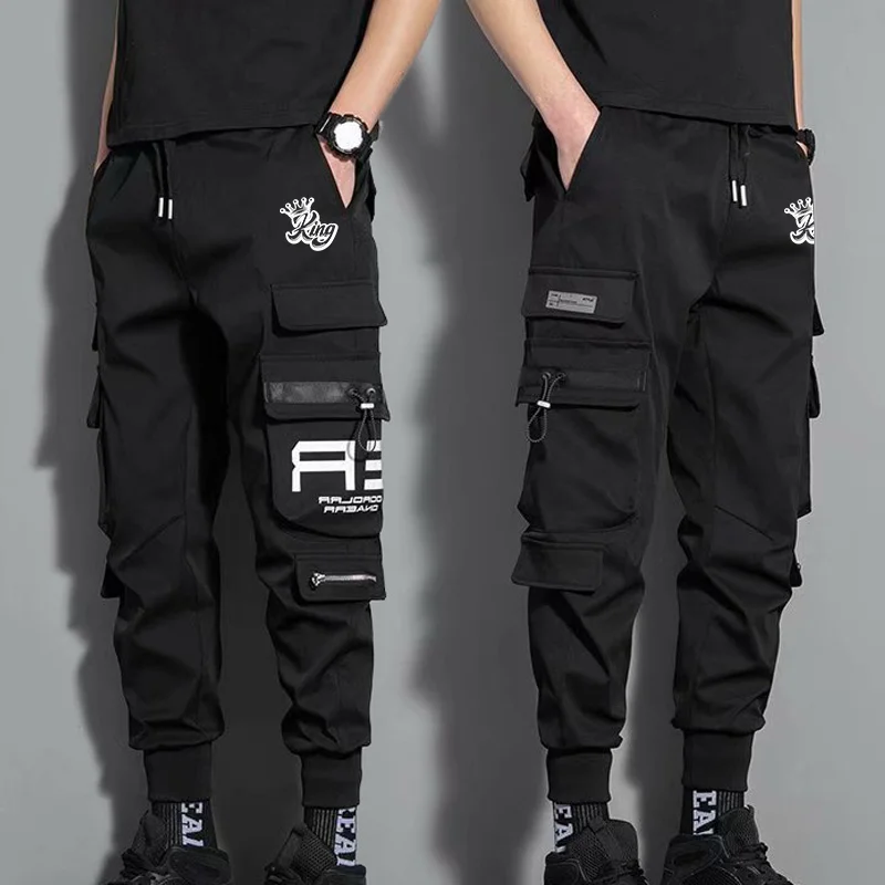 New Hip Hop Joggers Cargo Pants Men Harem Pants Casual Multi-pockets Trousers Black Green Sweatpants Streetwear Casual Men Pants