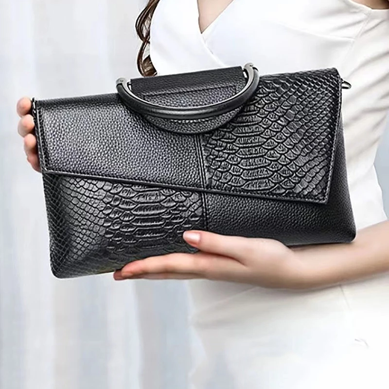 Female Shoulder Messenger Bag - Worn