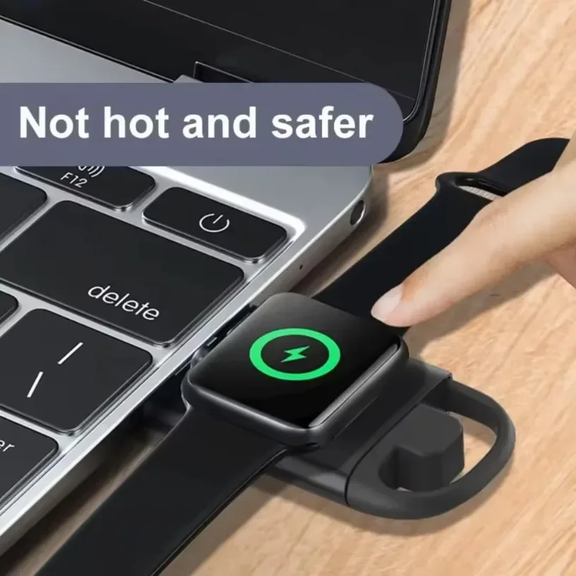 2 IN 1 PD Type C USB Magnetic Watch Wireless Charger For Apple Watch IWatch 10 9 8 7 6 5 SE Ultra Portable Fast Charging Station