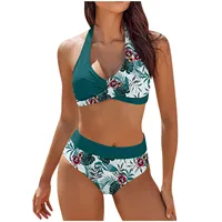 Sexy Bikini Push Up Swimwear Women Brazilain Biquinis Feminino 2024 Mujer Swimsuit Tanga Swimming Bathing Suit 2 Piece Set Mujer