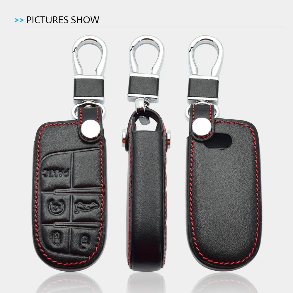 Cover per Chiavi Auto 3D di Alta Qualità con Logo Personalizzato per Jeep Renegade Compass Grand Cherokee Wrangler con Telecomando