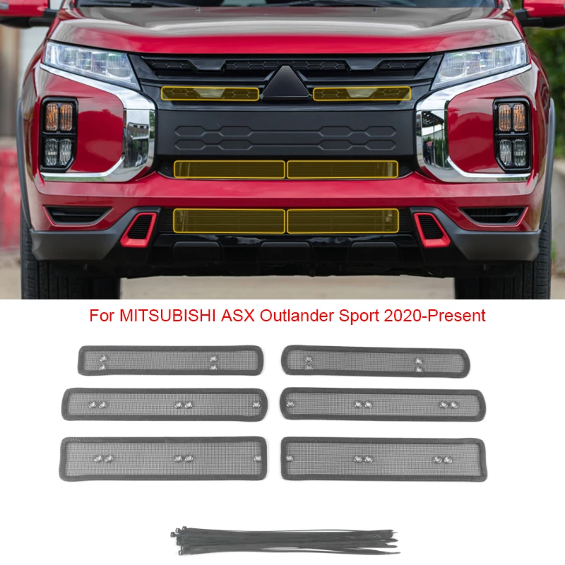 Stainless Steel Car Insect Screening Mesh Front Grille Insert Net For  Mitsubishi ASX Outlander Sport Eclipse Cross 2017-2025 - AliExpress