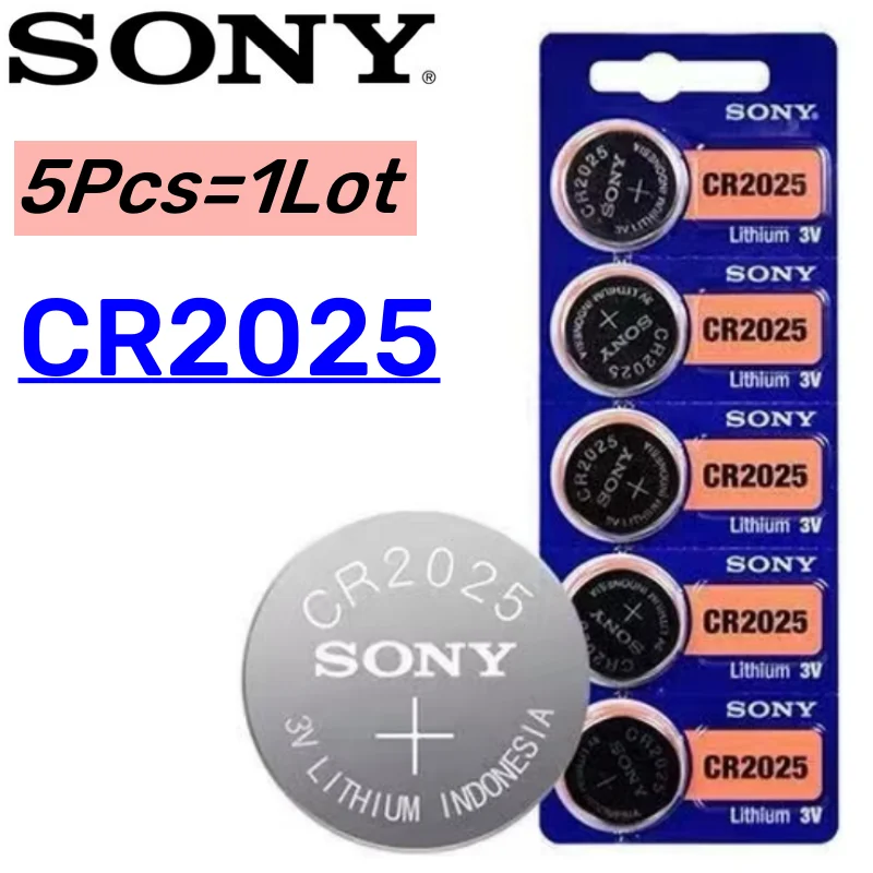 Remote Control Battery 5Pcs Original SONY CR2032 3V for Car Watch Motherboard toy