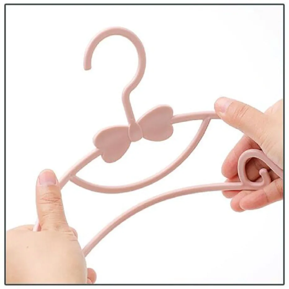 5Pcs Set Portable Children Clothes Hanger Toddler Baby Coat Plastic Hangers  Hook Household for Kids Clothing Organizer 27x14cm - AliExpress