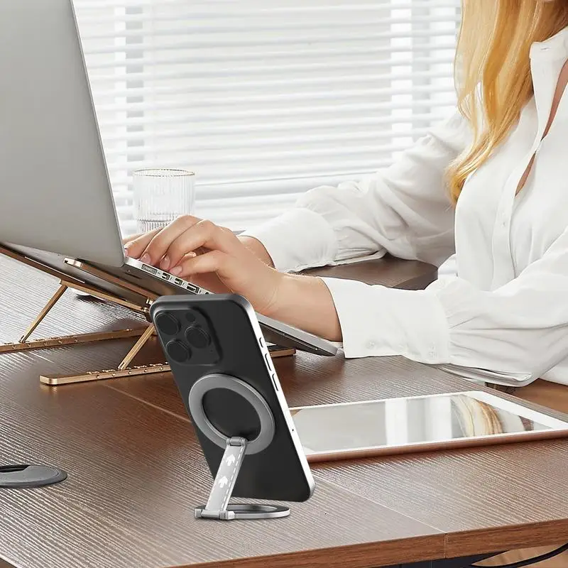 Phone Holder For Desk Foldable Desktop Phone Holder Cell Phone Mount Multipurpose Cell Phone Stand Holder Phone Holder Stand For