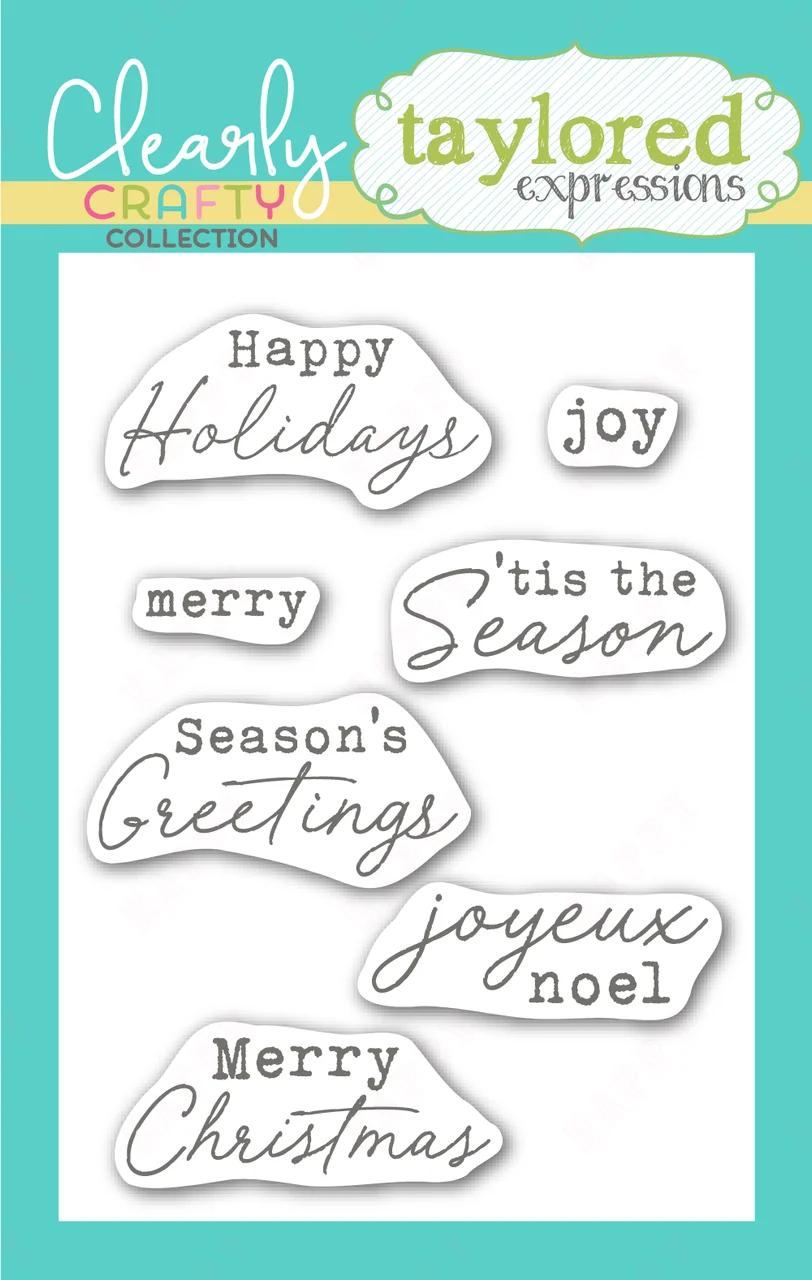

New Stamps Or Metal Cutting Dies Signature Sentiments - Holiday Sets For Diy Craft Making Greeting Card Scrapbooking New Arrival