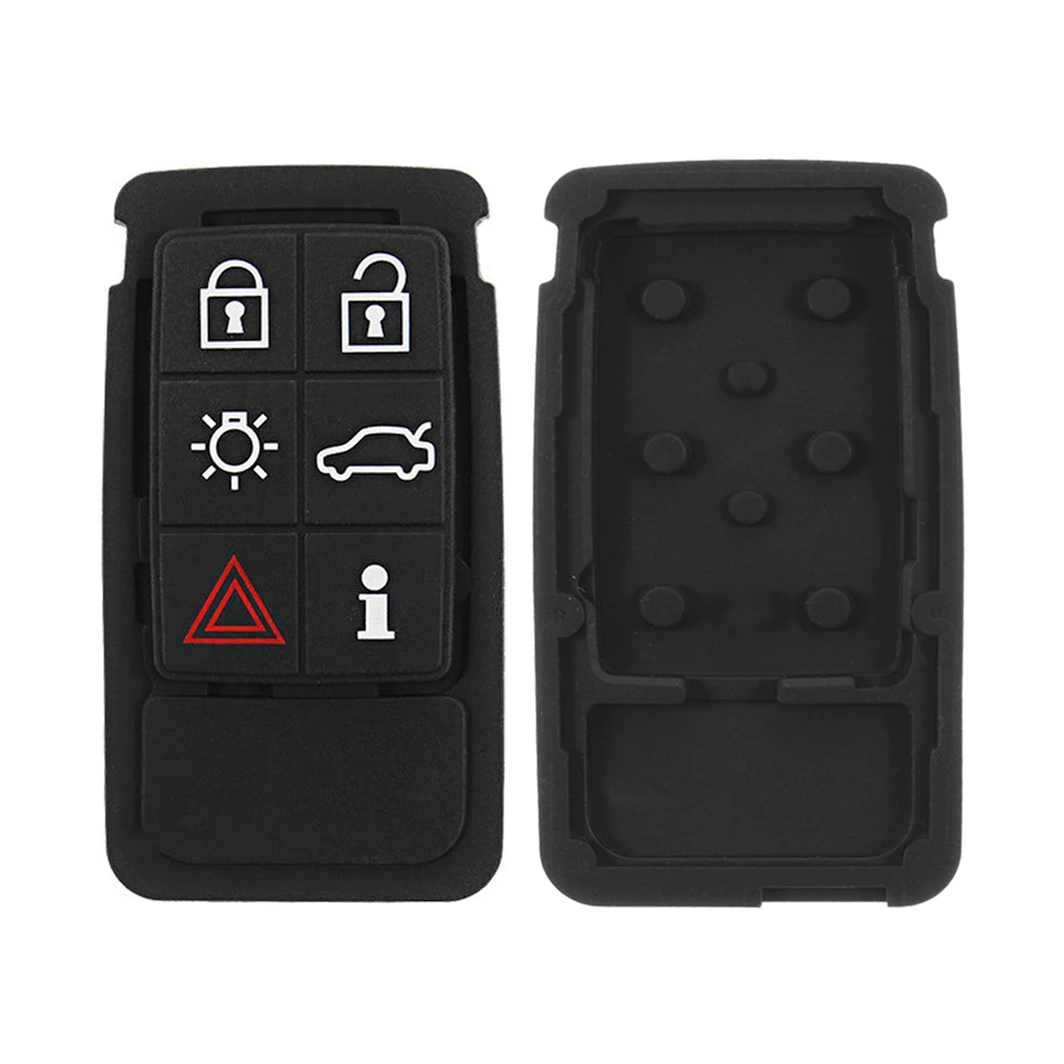YINETTECH Auto 5 Knoppen Afstandsbediening Vouwbare Sleutel Shell voor S60 S80 V40 V60 V70 XC60 XC70 Vervangende Automatische Flip Afstandsbediening Sleutel Behuizing Cover Huisvesting