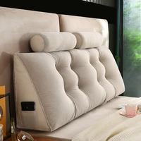Pillows for Bedroom Home Decor Soft Bag for Bedroom Bed Cushion for Leaning on Headboard Pillow Big Back Detachable and Washable 1