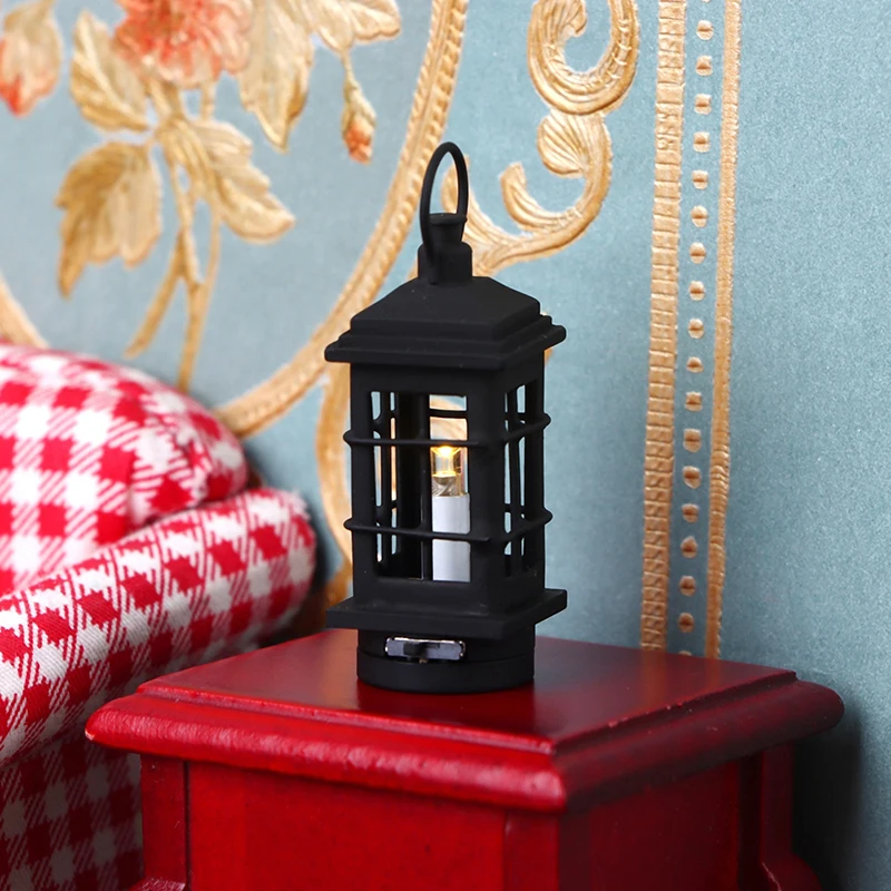 

1:12 Dollhouse LED Lamp Wall Lamp Hollow Light Desk Lamp W/Switch Home Decor Toy