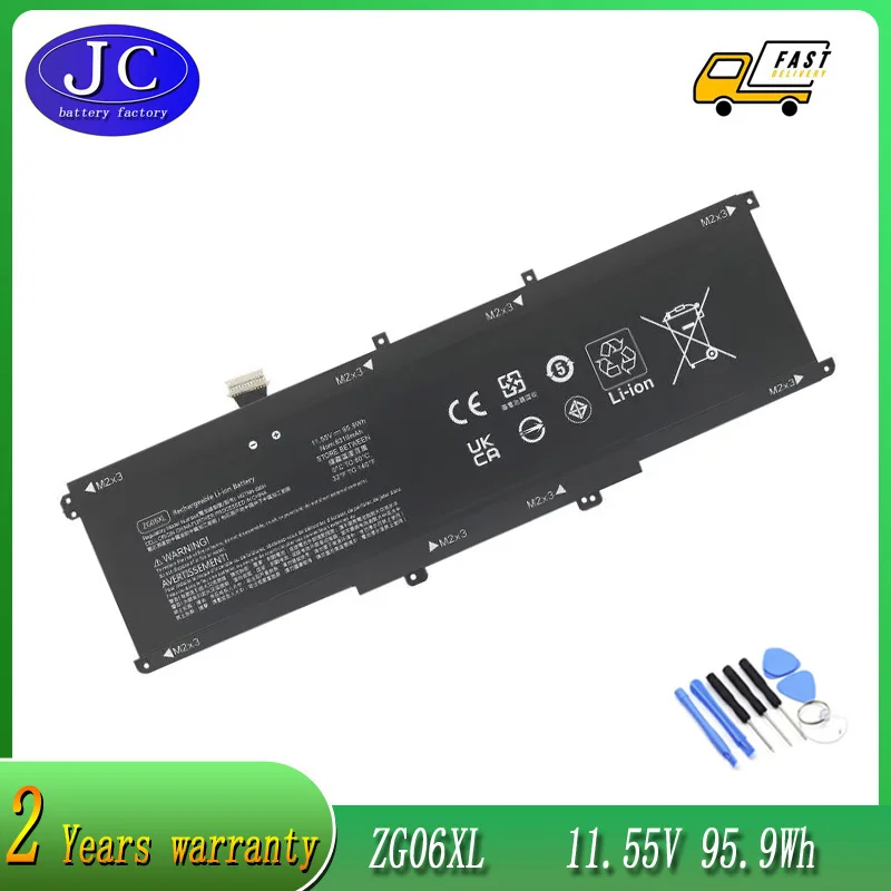 

JCLJF new ZG06XL Laptop Battery For HP Elitebook 1050 G1 ZBook Studio X360 G5 Series HSTNN-IB8H HSN-Q11C L07046-855 8310mAh