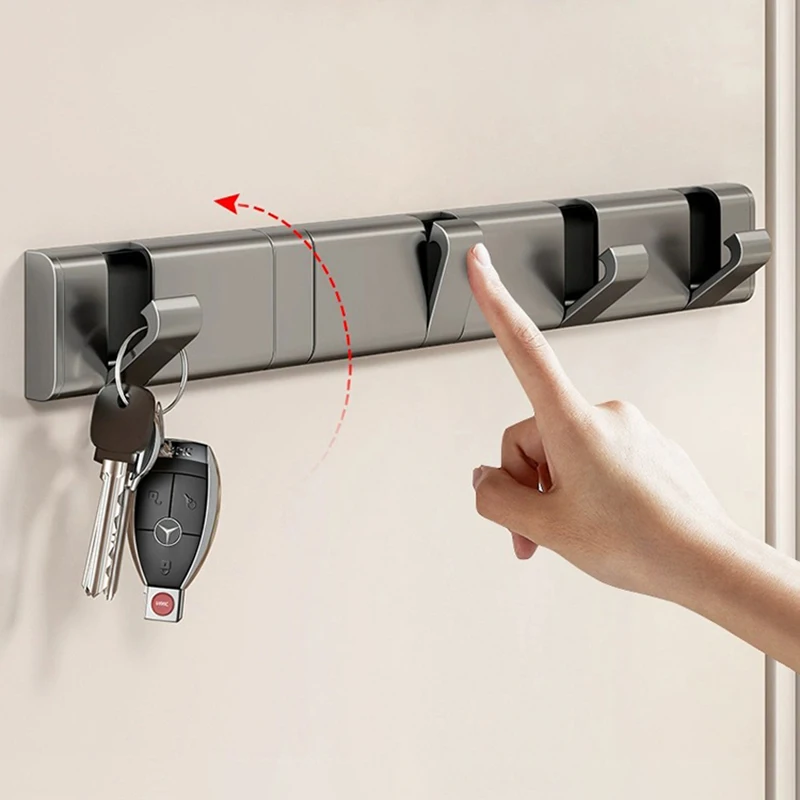 Aluminum Invisible Folding Creative Hook Handbag Carrying Hook - Main Image