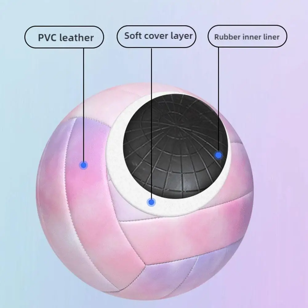 Volleyball Official Size 5 Water Resistant Soft Touch Volleyball For Beach Game Gym Indoor & Outdoor Training
