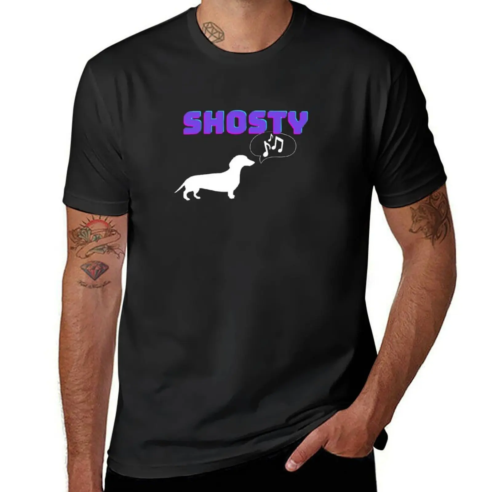 

Мужская футболка для тренировок с логотипом Shosty