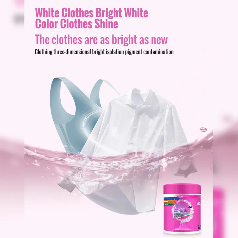 Multi-Function Laundry Booster Powder-Enhanced Cleaning & Whitening, Fresh Scent, Stain Removal-Suitable for Clothes, Shoes,