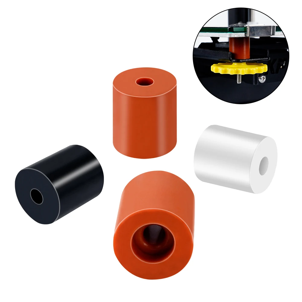 Kingroon-espaçador de Silicone de Alta Temperatura para Impressora 3d Nivelamento Coluna para Cr10 Cr10s Ender3 Peças da Impressora 3d 10 Pcs - Imagem 4