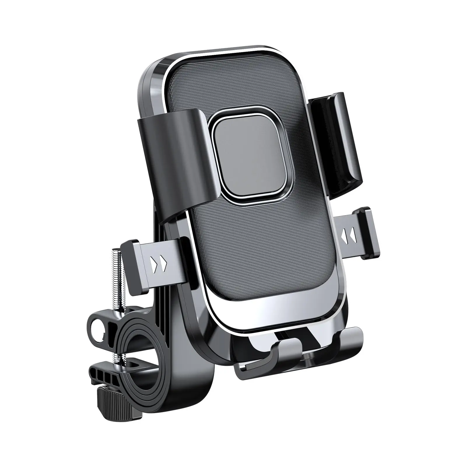 Universal 360° Rotatable Motorcycle and Scooter Phone Holder with One-Hand Operation