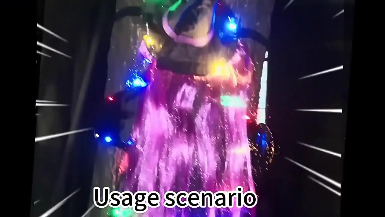 Fliegende Hexe Halloween Deko - Stoff Hexe Mit Rock Zum Aufhängen 23x13x5cm