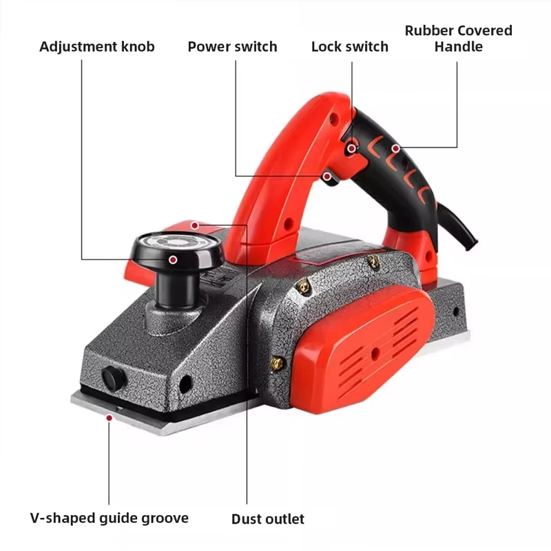 Woodworking Table Electric Planer 220V Mini Electric Wood Planer Electric Router Trimmer Inverted Table Planer Wood Cutting Tool 3