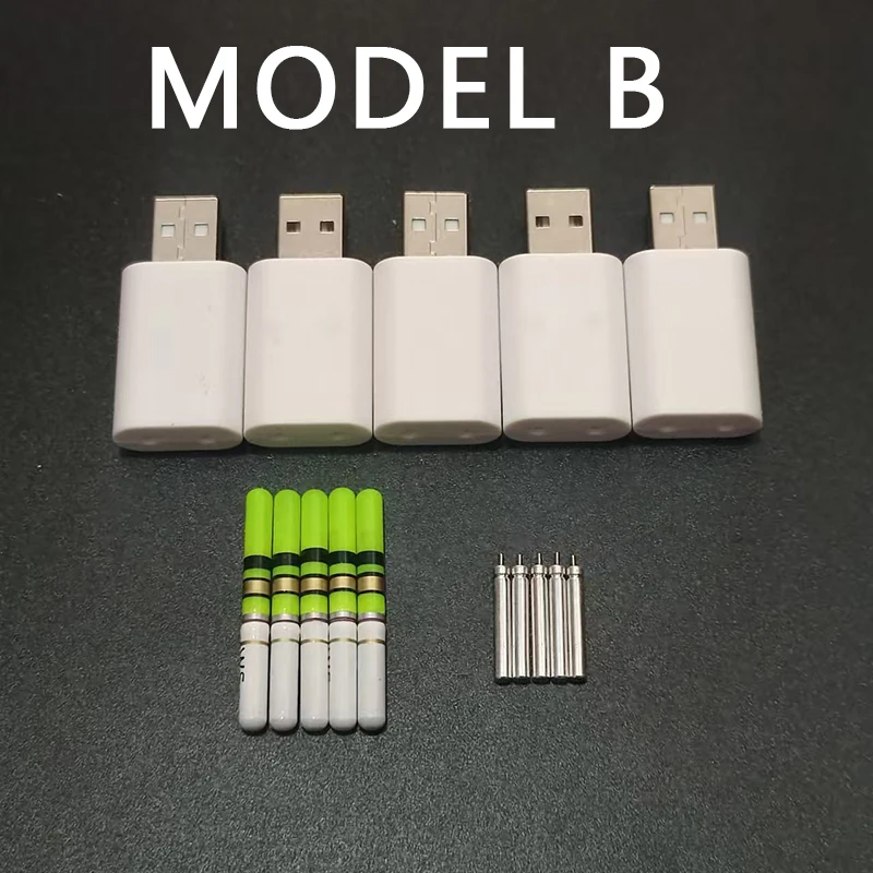 Light Sticks 5pcs With 5 Rechargeable CR322 Battery Waterproof LED Lamp Lightstick Night Fishing Float Accessory D007 fishing tackle,fishing float,fishing floats,fishing bobber,fishing glow stick,fishing buoy,fishing light stick