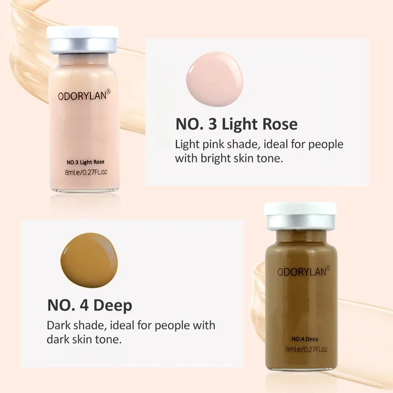8ml BB Cream Glow Serum Ampoule Kit Peptide/Centella asiatica Facial Essence Foundation Moisturizing Cream Beauty Skincare 2