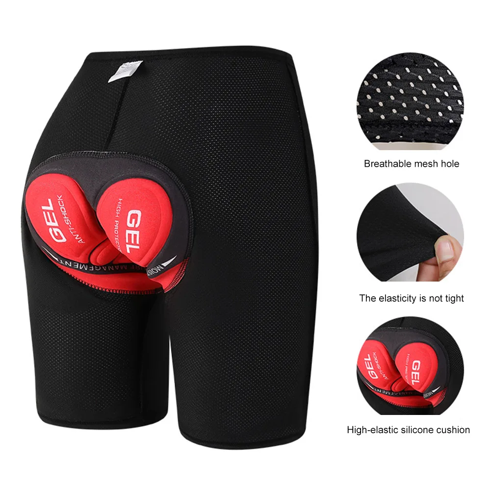 Mens Cycling Shorts Padded Shorts Breathable 3D Padded Bike Shorts Lightweight Cycling Underwear Cycling Tights for Cycling