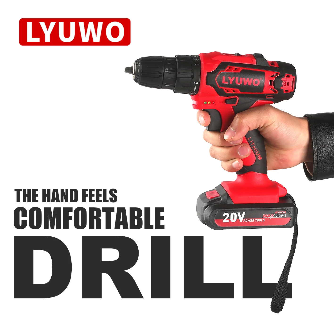 LYUWO  帱  ũ ̹ ̴ ̹,    ġ, DC Ƭ ̿ ͸, 12V, 16V, 20V, 3/8 ġ