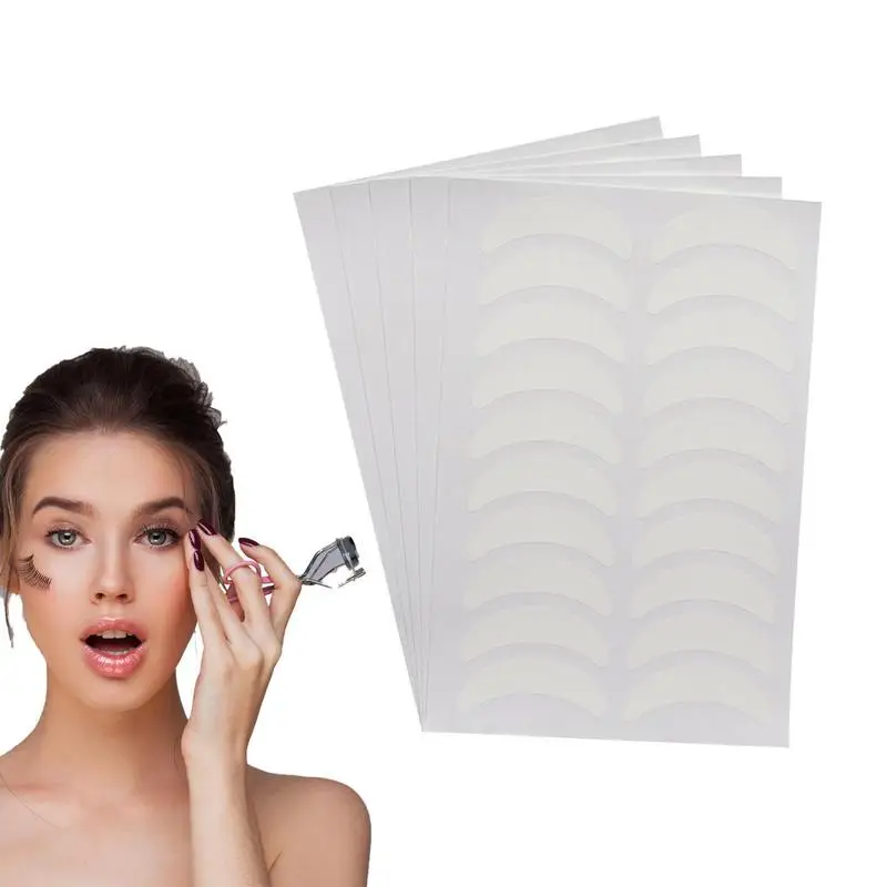 

Eyelash Extension Paper Patches 50 Pairs Under Eye Positioning Tips Sticker Pads Self-Adhesive Eyelashes Paper Under Eye Pads