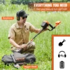 VEVOR Metal Detector 8Inch Waterproof Search Coil with High Accuracy Pointer Display Adjustable 38''-49'' Aluminum Stem Detector 6