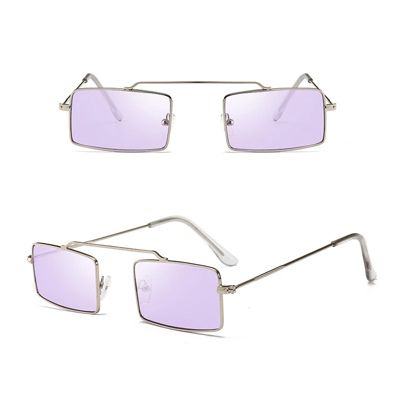 

FOENIXSONG Women's Fashion Sunglasses Cute Rectangle Frame UV400 Designer Eyewear for Men Women Glasses Lentes De Sol