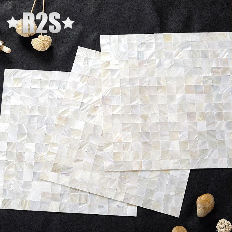 shell mosaic mother of pearl natural kitchen backsplash wallpaper tile bathroom background shower decorative wall tiles sheet mother pearl mosaic tiles
