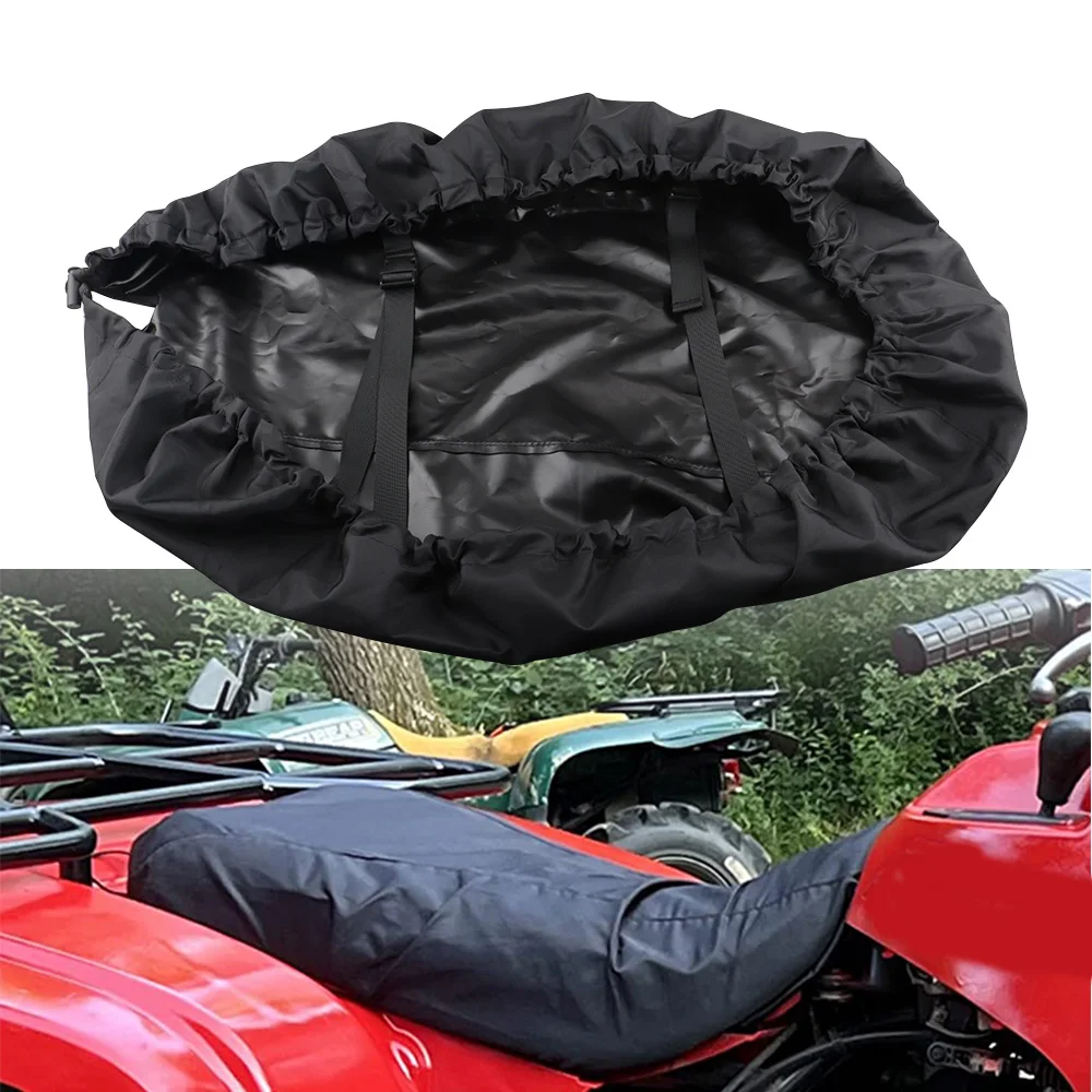 Adjustable Straps ATV Seat Covers Universal Accessories Protecting Cushion Seat Waterproof for Sportsman Rancher Foreman