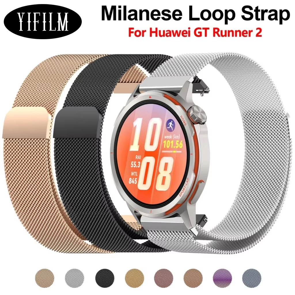 Milanese Loop Magnetic Stainless Steel Band - Breathable, Durable, Unisex Replacement Strap