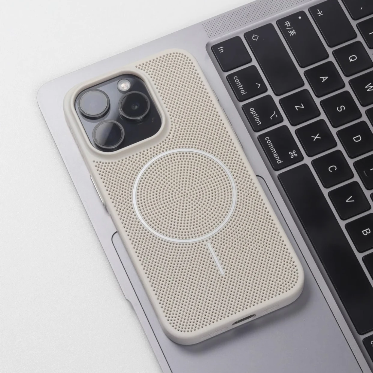 Ultra Thin Breathable Cooling Hard Case with MagSafe Wireless Charging Compatibility