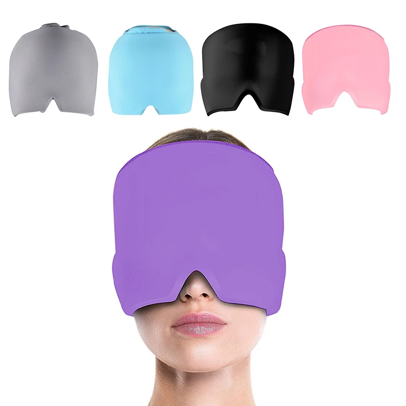Gel Ice Headache Migraine Cap Headache Migraine Relief Hat Ice Pack Eye