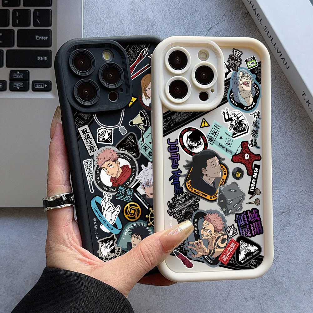 Jujutsu Kaisen Yuji Satoru Phone Case - Anime-Inspired Protective Cover