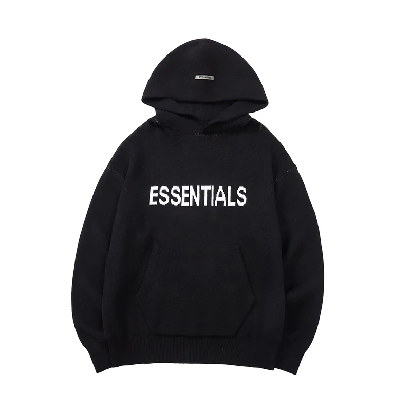 

Essentials Winter Vintage Men's Hoodie Fashion Hip Hop Casual Loose Knit Couple Harajuku Hip-hop Oversized Sweatshirt Unisex